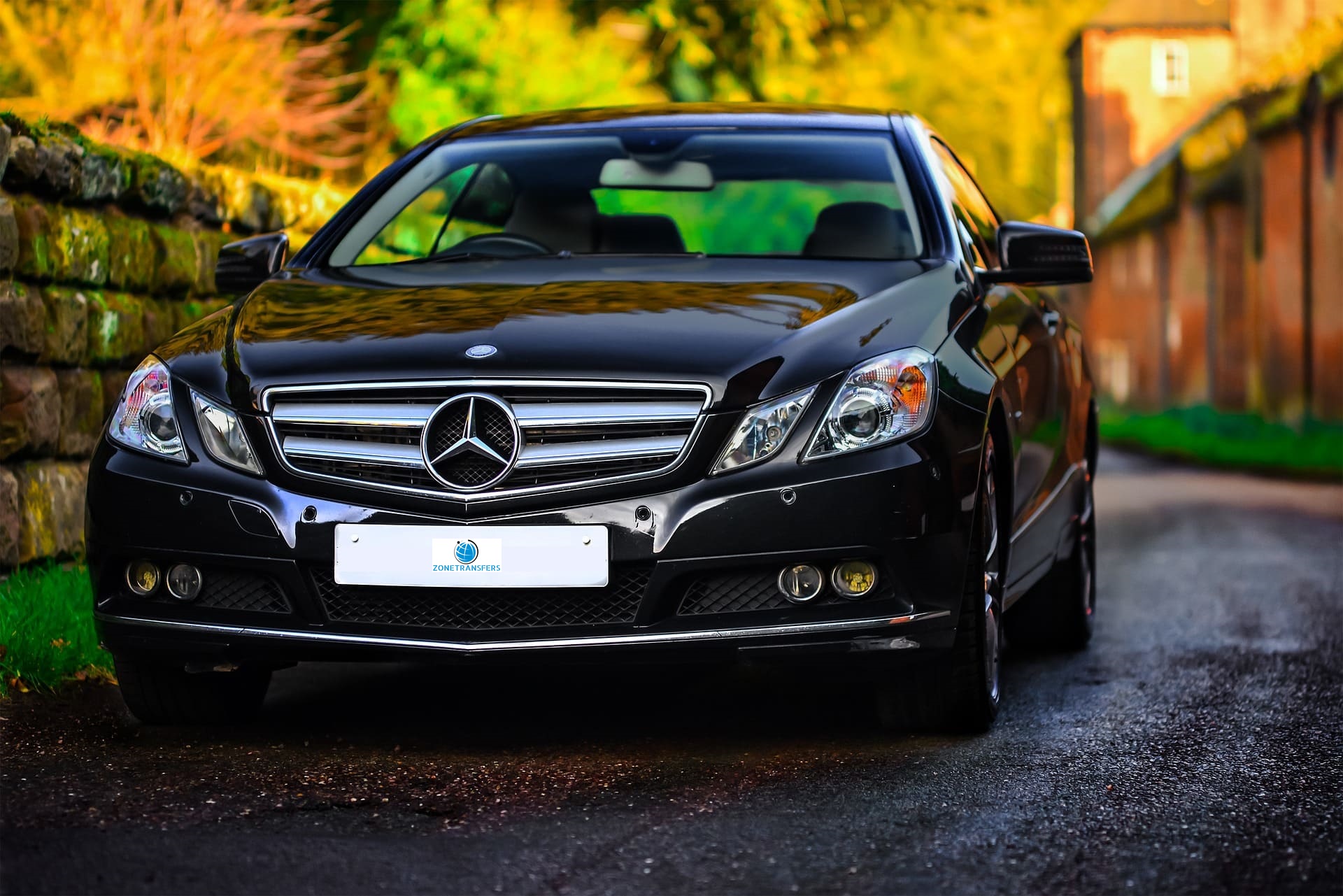Luxury car rental with driver